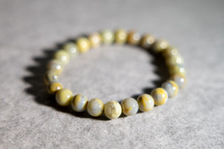 Luxury Green Chalcedony Mini Natural Gemstone Bracelet