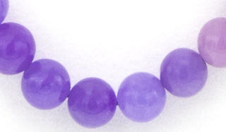 Lavender Jade Natural Stone necklaec close up img