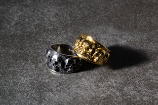 Unisex Skull Band Ring