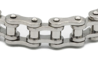 The Syklist Stainless Steel Bracelet Silver Close Up