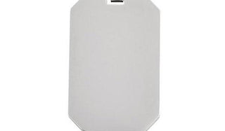 Silver Dog Tag Pendant Necklace Feature img close up