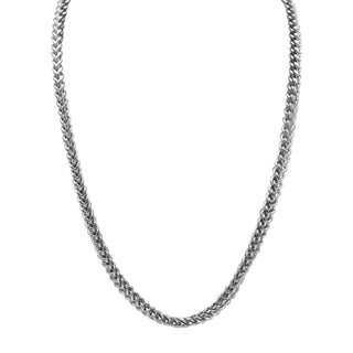 <img src="slvr-ss-4mm-wheat-spiga-chain-24-inch"alt="Men's Silver Wheat Chain">