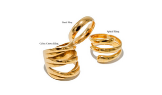 Gold Stackable Ring Set