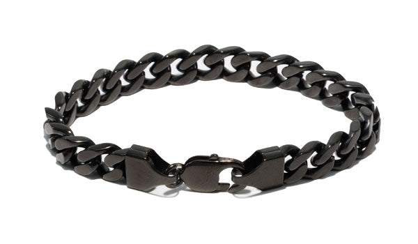 Satin Finish Link Men's Bracelet, Stainless Steel – Fortunoff Fine Jewelry