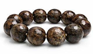 Luxury Faceted Bronzite Natural Gemstone Bracelet
