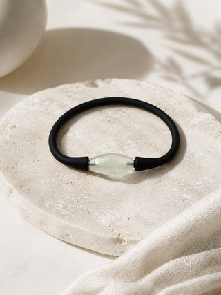 Sterling Silver Rubber Desert Storm Bracelet