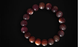 Luxury Sugilite Natural Gemstone Bracelet black background