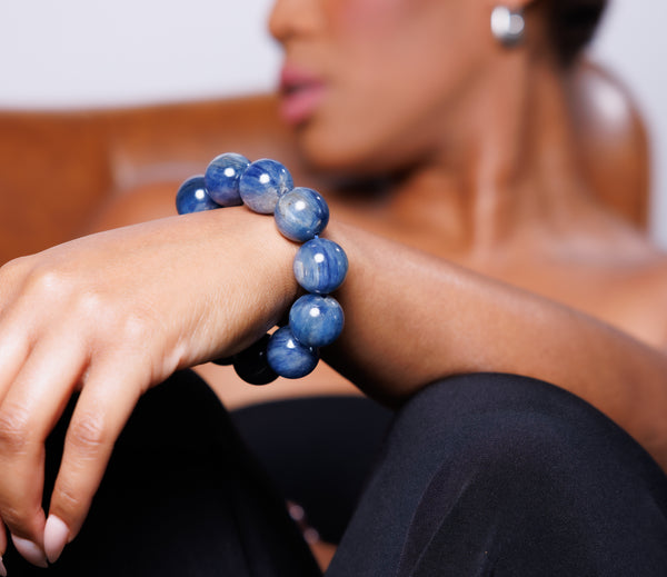 Luxury Kyanite Natural Gemstone Bracelet