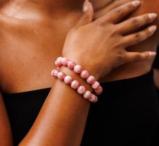 Luxury Rhodochrosite Natural Gemstone Bracelet