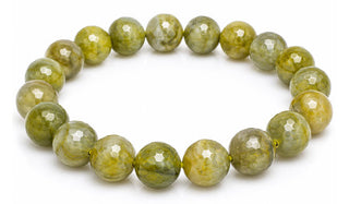 Faceted Green Agate Natural Gemstone Bracelet
