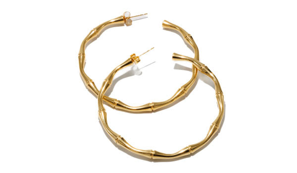 Gold Bamboo Earrings
