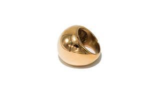 Gold Chunky Dome Ring