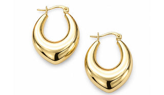 Gold Luna Crescent Earrings