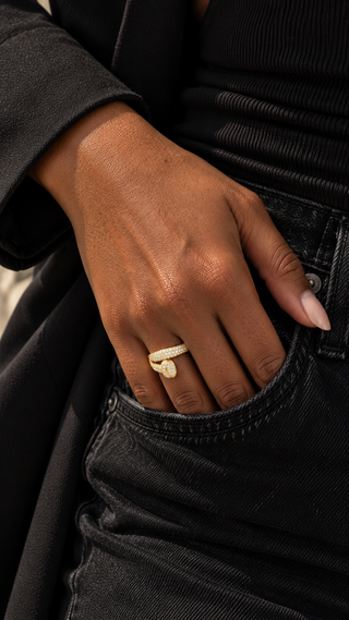 ring on hand in pocket