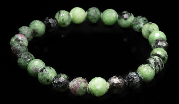 Ruby Zoisite is a powerful amplifier that strengthens the energy within as well as around the body. Ruby Zoisite is believed to create an altered state of consciousness allowing the mind to reach its full potential during meditation or healing work. Ancient civilizations wore Ruby Zoisite to separate themselves from other groups and express individuality.