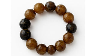 
Luxury Faceted Serpentine Natural Gemstone Bracelet
