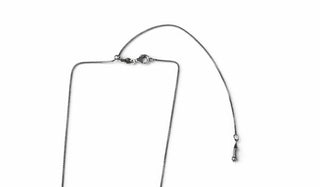 Sterling Silver Adjustable Dragon Moldavite Necklace clasp