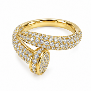 gold evie ring