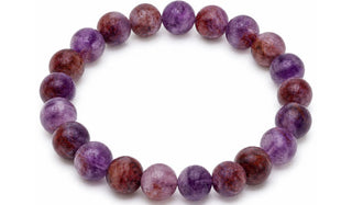 Purple Super 7 Natural Gemstone Bracelet
