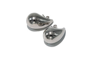 Silver Chunky Drop Earrings