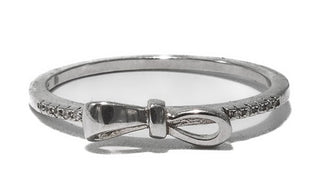 Stacker Sterling Silver Bow Ring