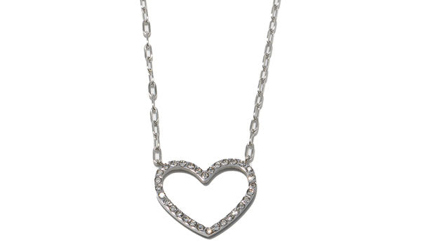 Adjustable Crystal Heart Necklace