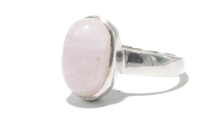 Sterling Silver Kunzite Natural Gemstone Ring