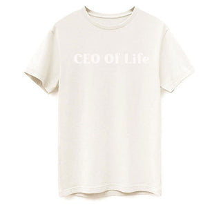 CEO Of Life Organic SUPIMA Cotton T- Shirt