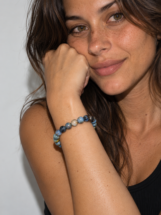 Chalcedony Gemstone Bracelet