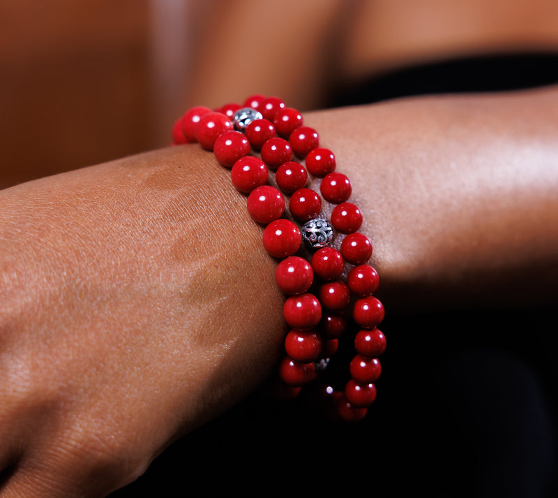 Crystal Bracelet  Buy Online Natural Red Onyx Crystal Bracelet   Shubhanjali