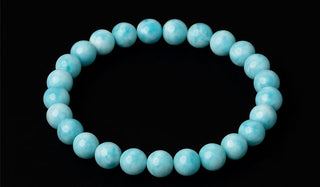 Luxury Larimar Natural Gemstone Bracelet