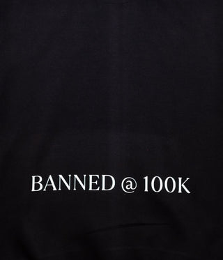 Banned @ 100K Hoodie close up
