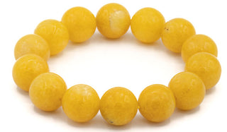 Yellow Calcite Natural Gemstone Bracelet.