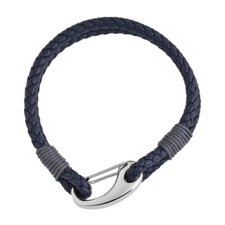 Dual Layered Braided Leather Bracelet