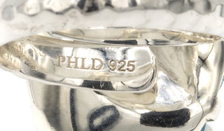 Sterling Silver Hiddenite Gemstone Adjustable Ring