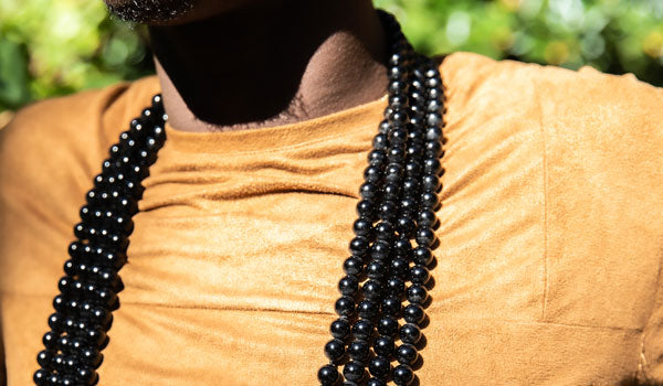 Buy Stylish Black Beads Crystal Chain for Men Online In India At Discounted  Prices
