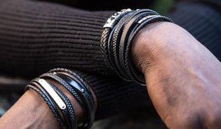 leather wrap bracelet lifestyle img