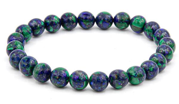 Natural Azurite Bead Bracelet – MindfulSouls