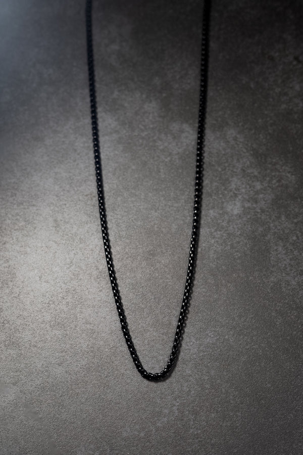 Black Stainless Steel Book Chain