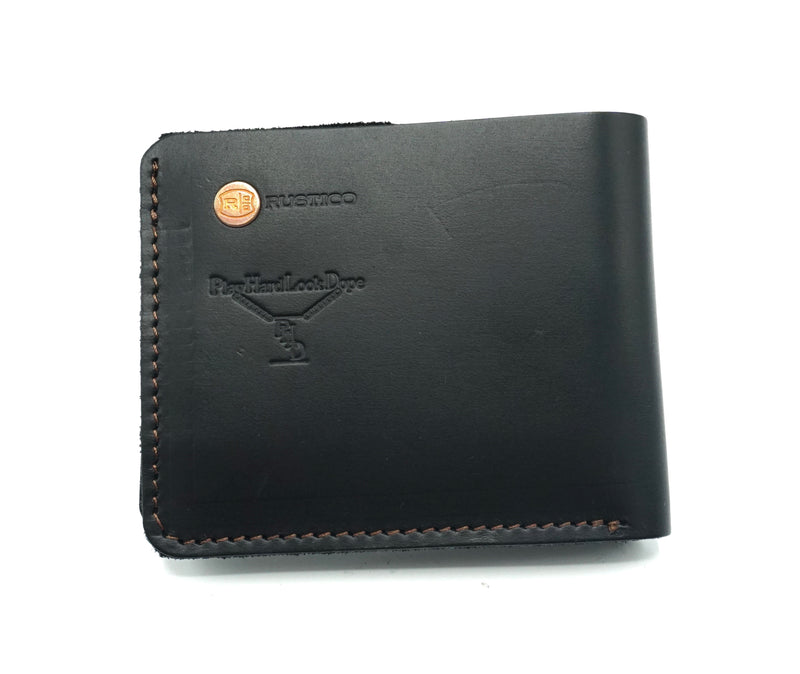 Black Onyx Top- Grain Leather Knox Bifold Wallet