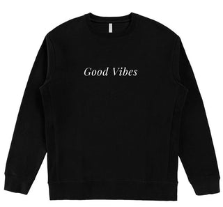 Good Vibes SUPIMA Cotton Crewneck Sweatshirt