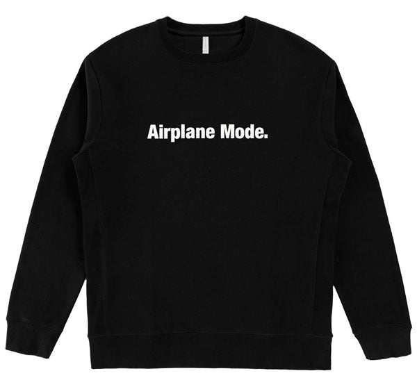 Airplane Mode SUPIMA Cotton Crewneck Sweatshirt