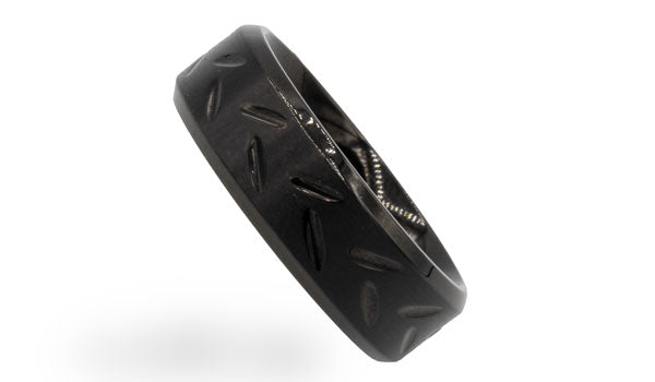 Black Stainless Steel Men's Ring Tommy Ring