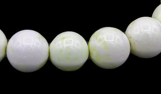 Lime Chrysoprase Natural Gemstone Bracelet close up