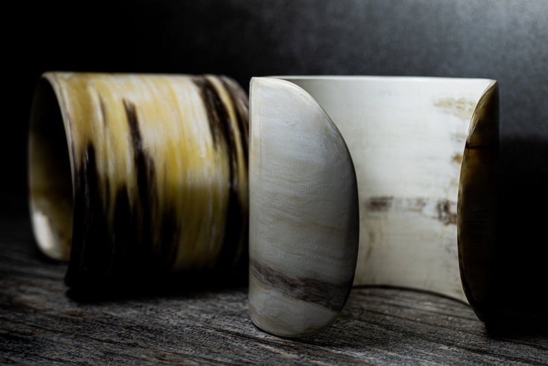 Large Watusi Cow Horn Cuff