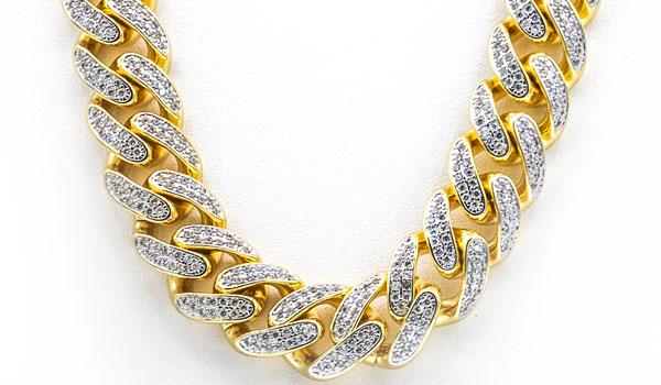 Gold cuban 20mm necklace
