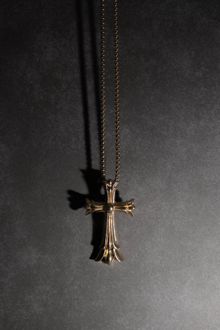 Gold Targaryen Cross Necklace