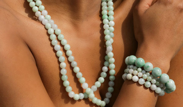 Burmese Jade Natural Gemstone Necklace