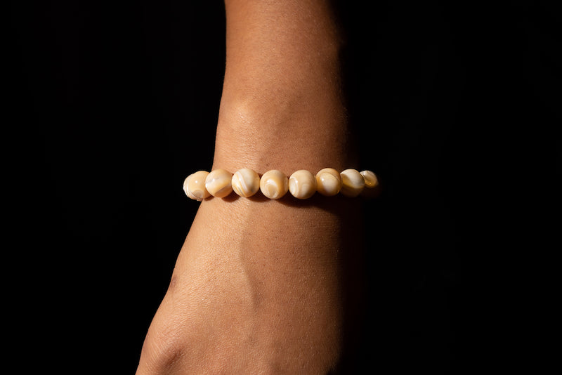 Luxury Mother Of Pearl Natural Gemstone Bracelet