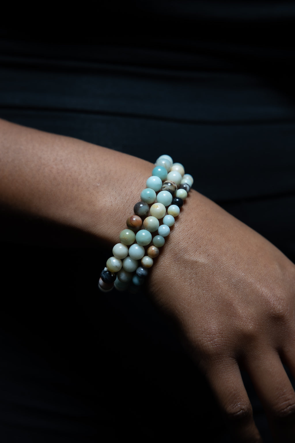 Devoting Ocean - Amazonite Beads Bracelet - Satori Jewelry